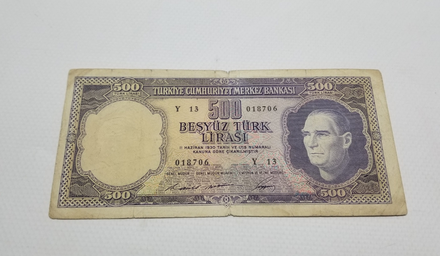 5. EMİSYON 500 LİRA