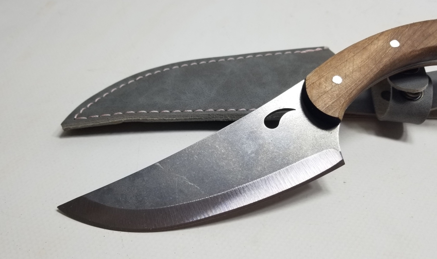 BÜYÜK BOY AHŞAP SAPLI KAMPÇI BIÇAĞI