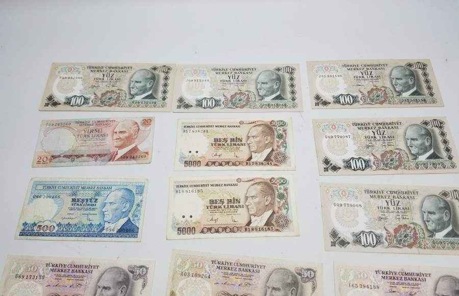 ANTİKA KAĞIT PARA LOTU