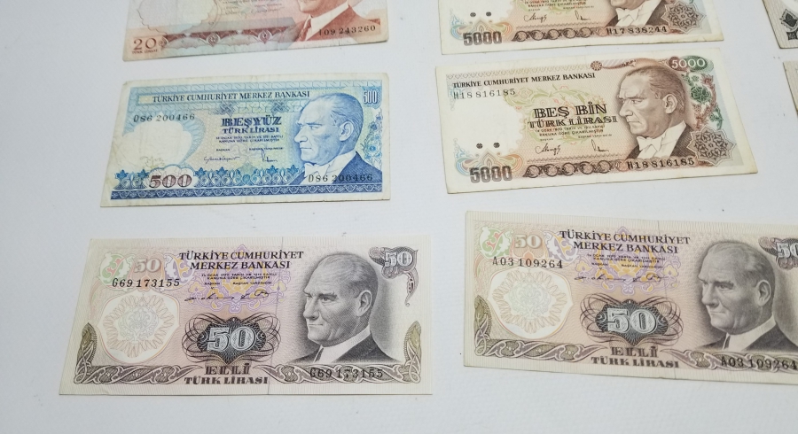 ANTİKA KAĞIT PARA LOTU