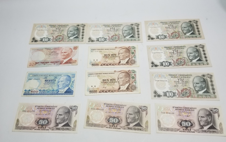 ANTİKA KAĞIT PARA LOTU