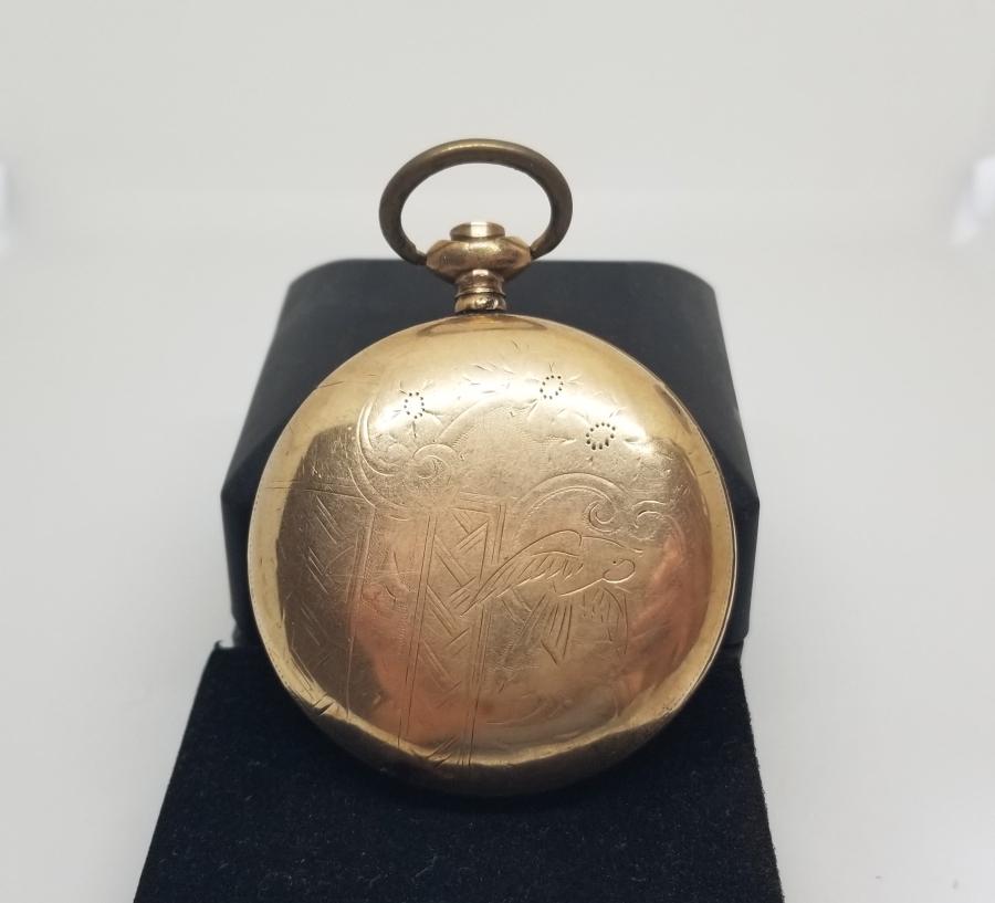 ELGIN MARKA ALTIN KAPLAMA ANTİKA CEP SAATİ