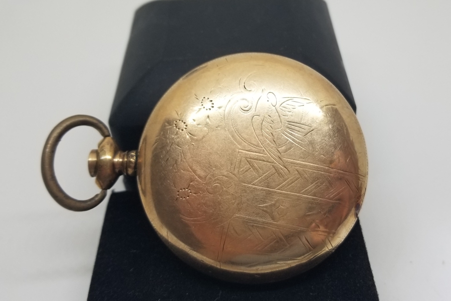 ELGIN MARKA ALTIN KAPLAMA ANTİKA CEP SAATİ