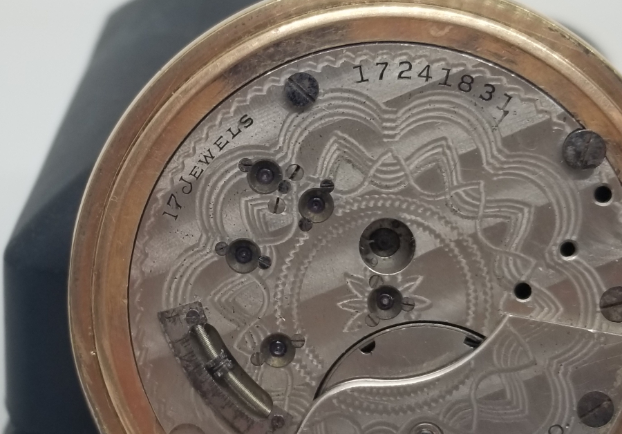 ELGIN MARKA ALTIN KAPLAMA ANTİKA CEP SAATİ