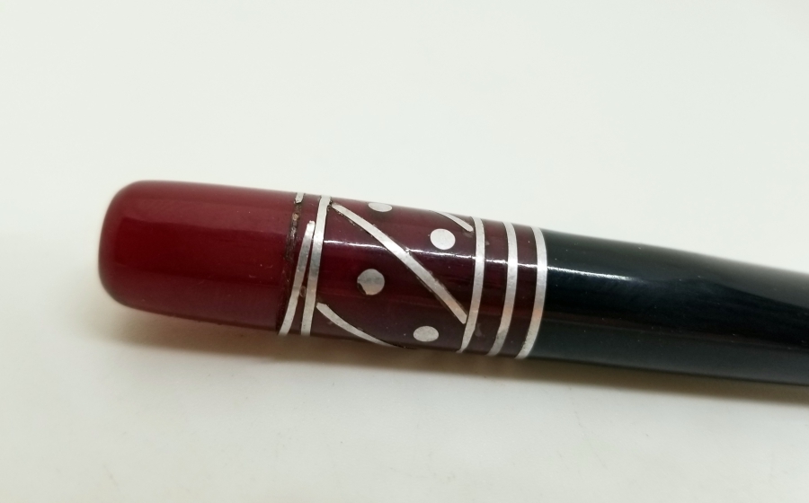 GÜMÜŞ ÇAKMA İŞÇİLİKLİ ANTİKA KATALİN SİGARA AĞIZLIĞI