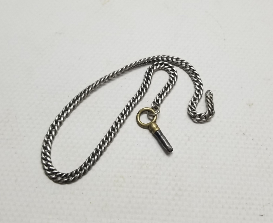 OSMANLI DÖNEMİ GÜMÜŞ CEP SAATİ KÖSTEK ZİNCİRİ