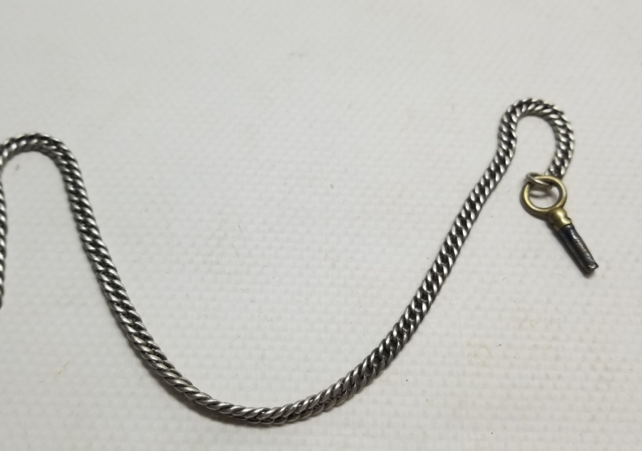 OSMANLI DÖNEMİ GÜMÜŞ CEP SAATİ KÖSTEK ZİNCİRİ