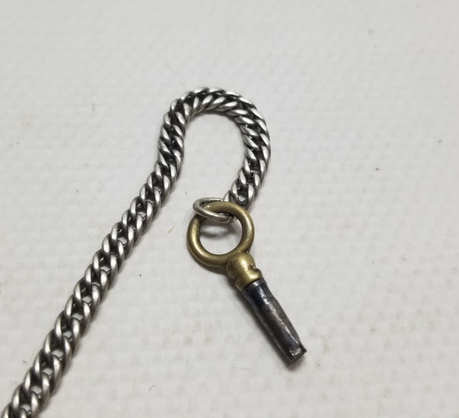 OSMANLI DÖNEMİ GÜMÜŞ CEP SAATİ KÖSTEK ZİNCİRİ