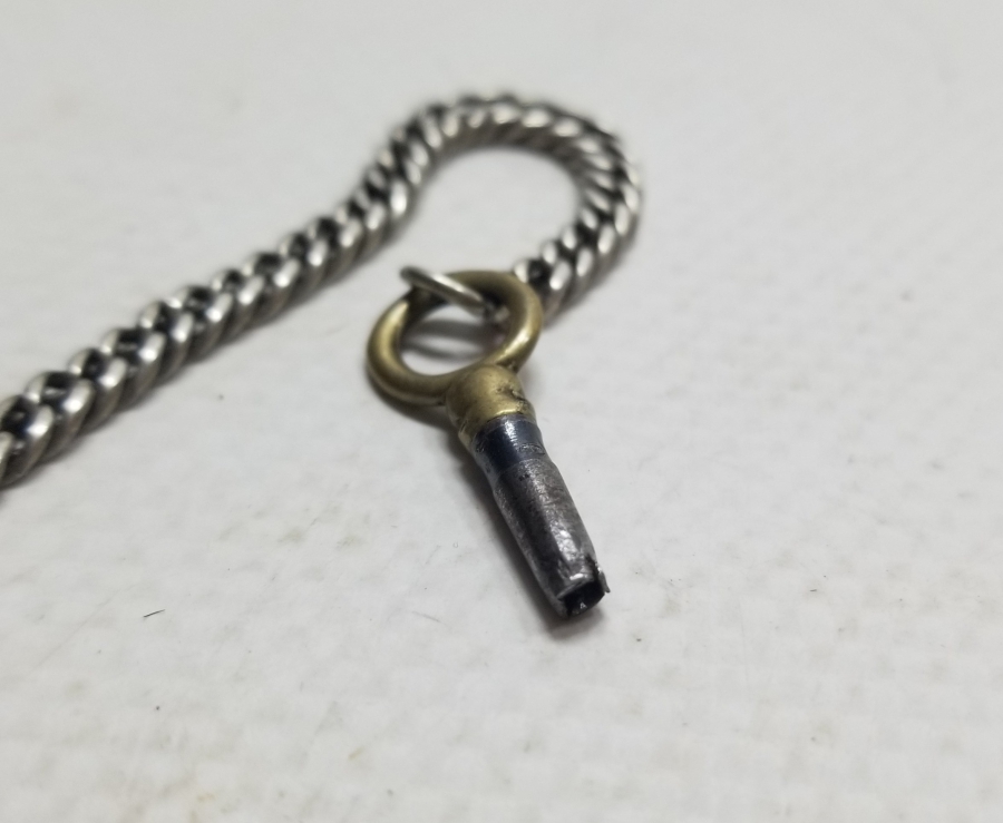 OSMANLI DÖNEMİ GÜMÜŞ CEP SAATİ KÖSTEK ZİNCİRİ