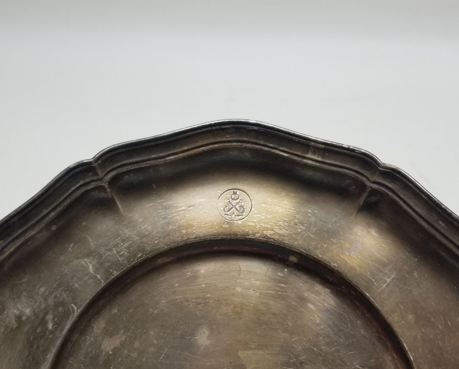 GÜMÜŞ KAPLAMA ANTİKA ŞİRKET-İ HAYRİYE TABAK