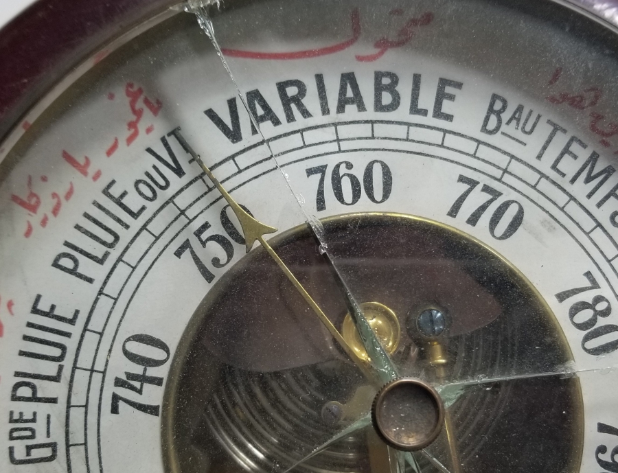 İÇİ OSMANLICA YAZILI OSMANLI DÖNEMİ BAROMETRE