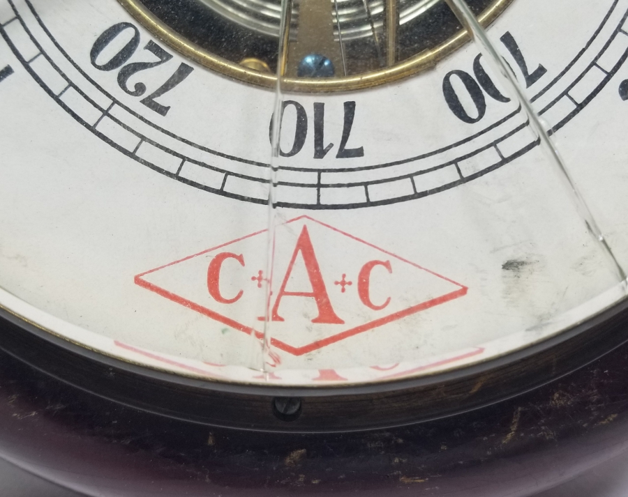 İÇİ OSMANLICA YAZILI OSMANLI DÖNEMİ BAROMETRE