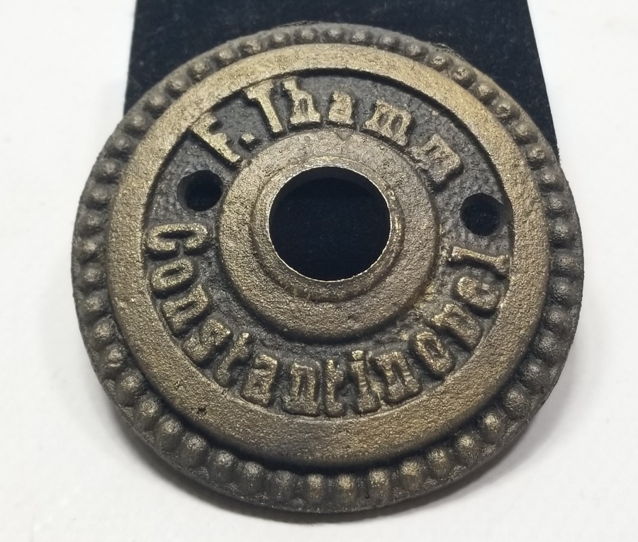 F.THAMM - CONSTANTINOPEL YAZILI OSMANLI DÖNEMİ KAPI ZİLİ KORUYUCUSU