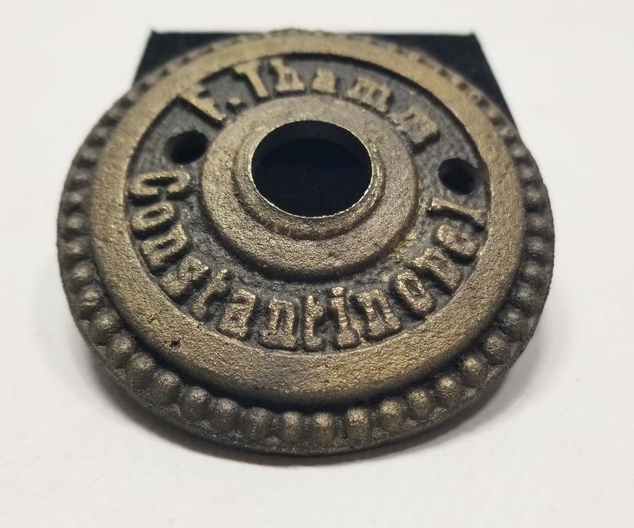 F.THAMM - CONSTANTINOPEL YAZILI OSMANLI DÖNEMİ KAPI ZİLİ KORUYUCUSU