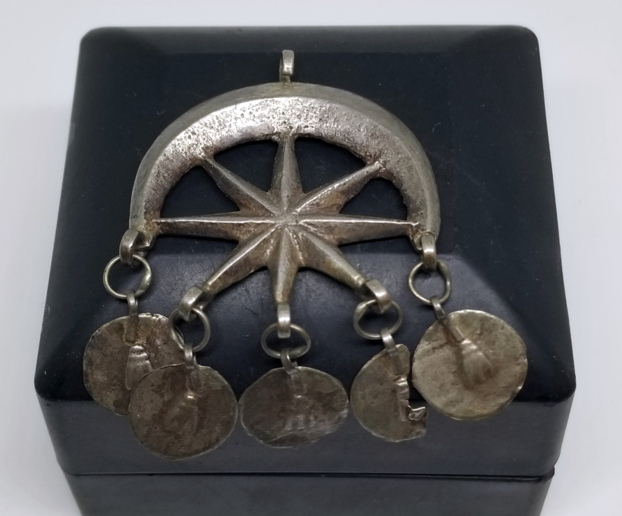 OSMANLI DÖNEMİ AY YILDIZLI GÜMÜŞ AT SÜSÜ