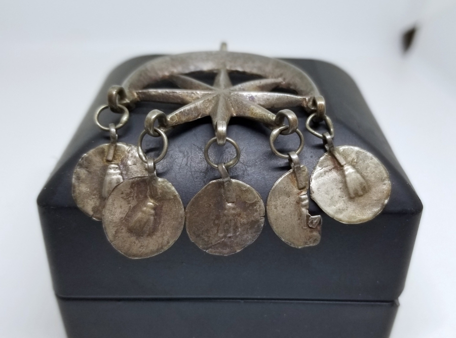 OSMANLI DÖNEMİ AY YILDIZLI GÜMÜŞ AT SÜSÜ