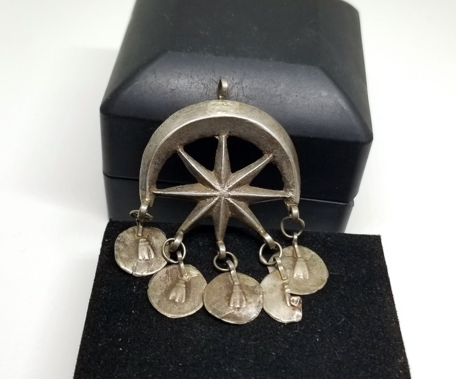 OSMANLI DÖNEMİ AY YILDIZLI GÜMÜŞ AT SÜSÜ