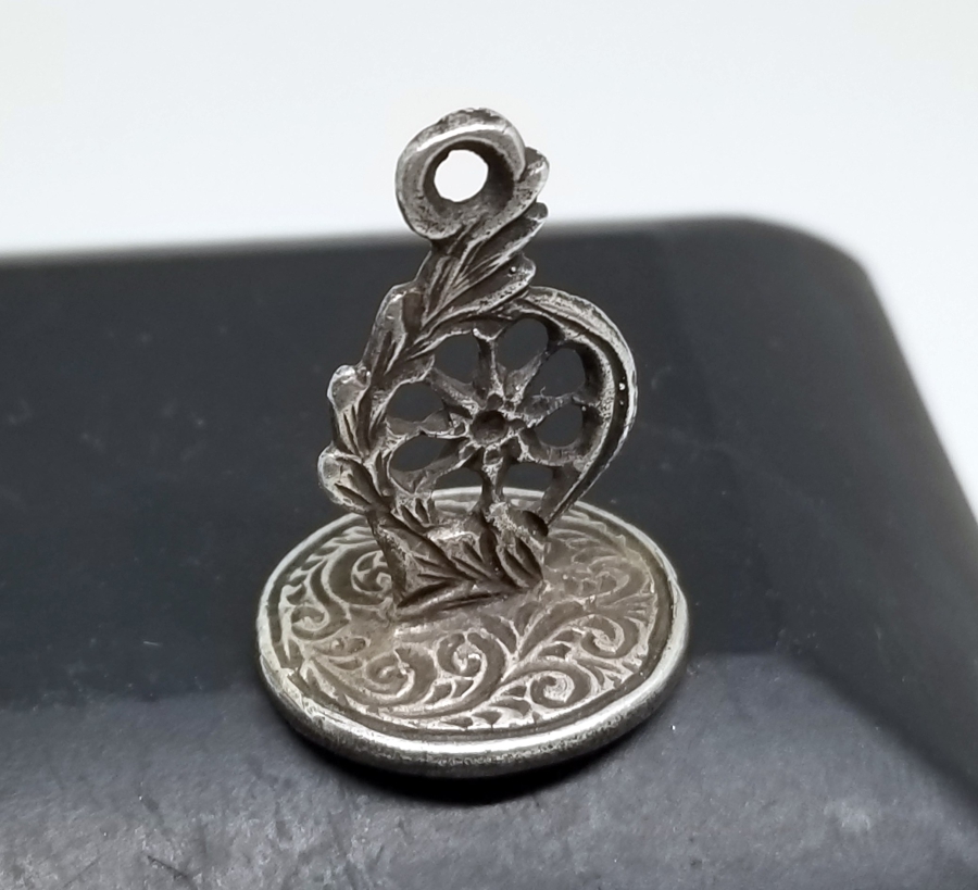 OSMANLI DÖNEMİ HAKKAK PARAFLI GÜMÜŞ ŞAHIS MÜHRÜ