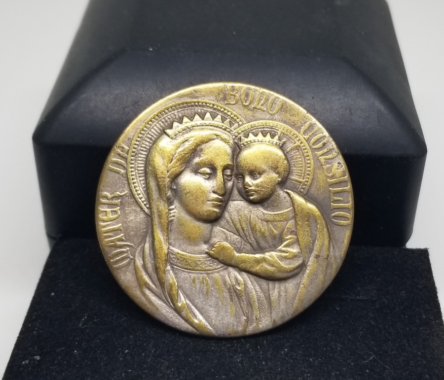 HZ. MERYEM VE HZ. İSA GÖRSELLİ OSMANLI DÖNEMİ İKONA PARÇASI