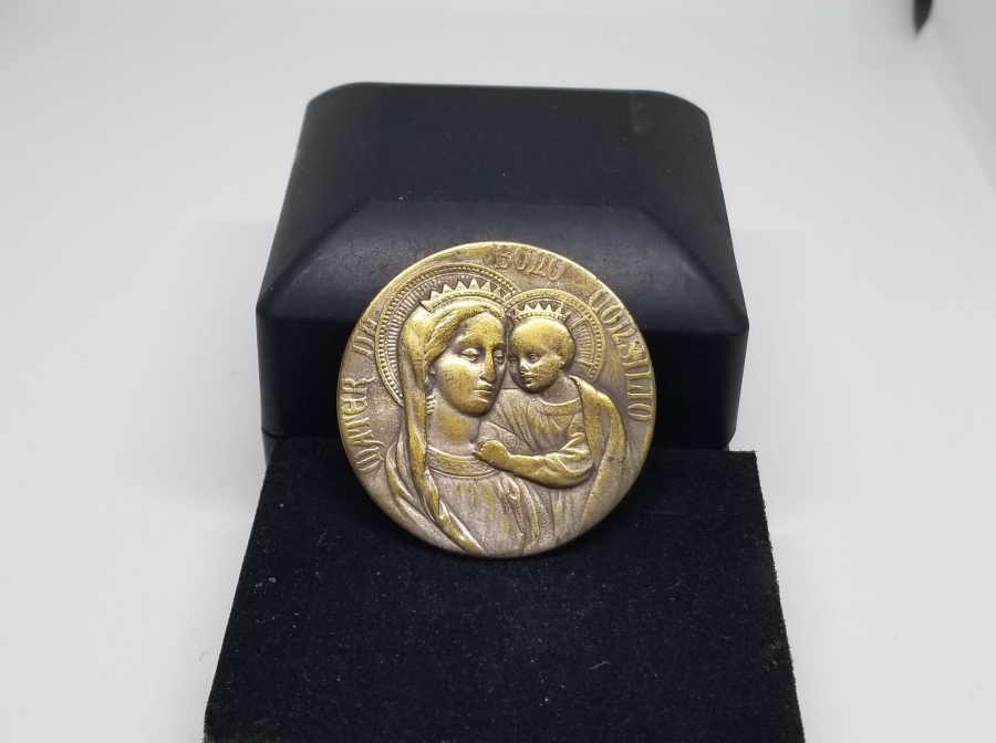 HZ. MERYEM VE HZ. İSA GÖRSELLİ OSMANLI DÖNEMİ İKONA PARÇASI