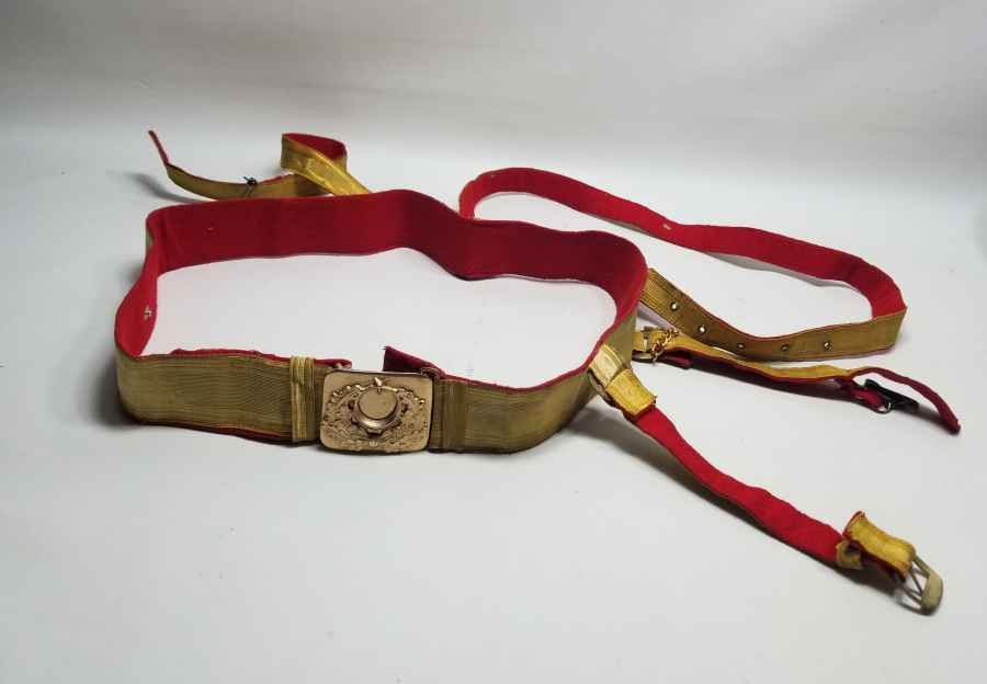 TAM TAKIM ANTİKA SUBAY KEMERİ