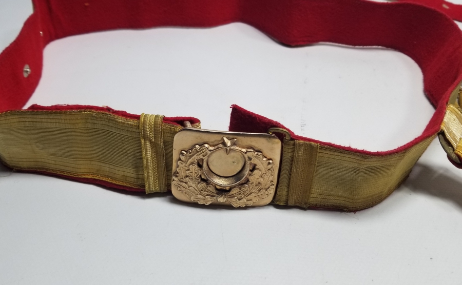 TAM TAKIM ANTİKA SUBAY KEMERİ