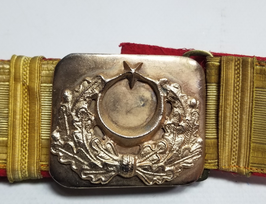 TAM TAKIM ANTİKA SUBAY KEMERİ