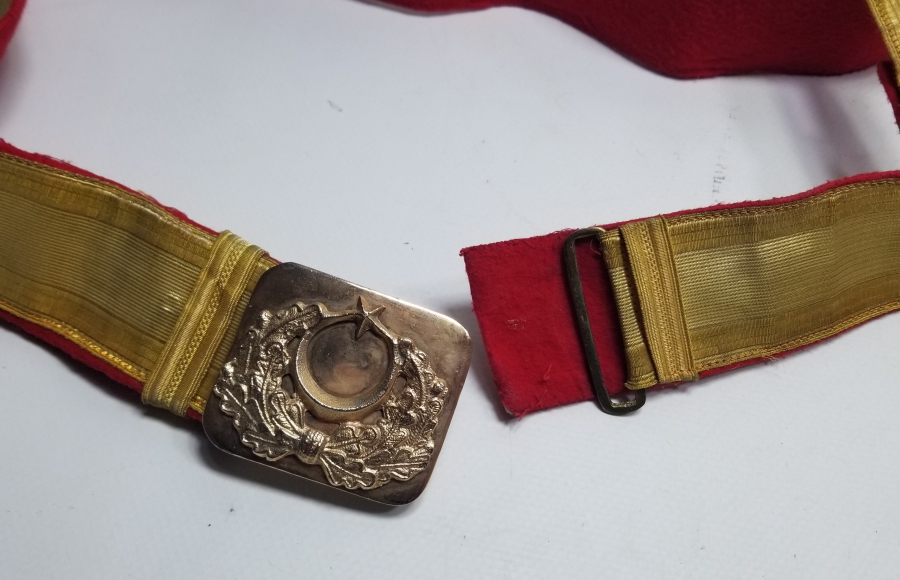 TAM TAKIM ANTİKA SUBAY KEMERİ