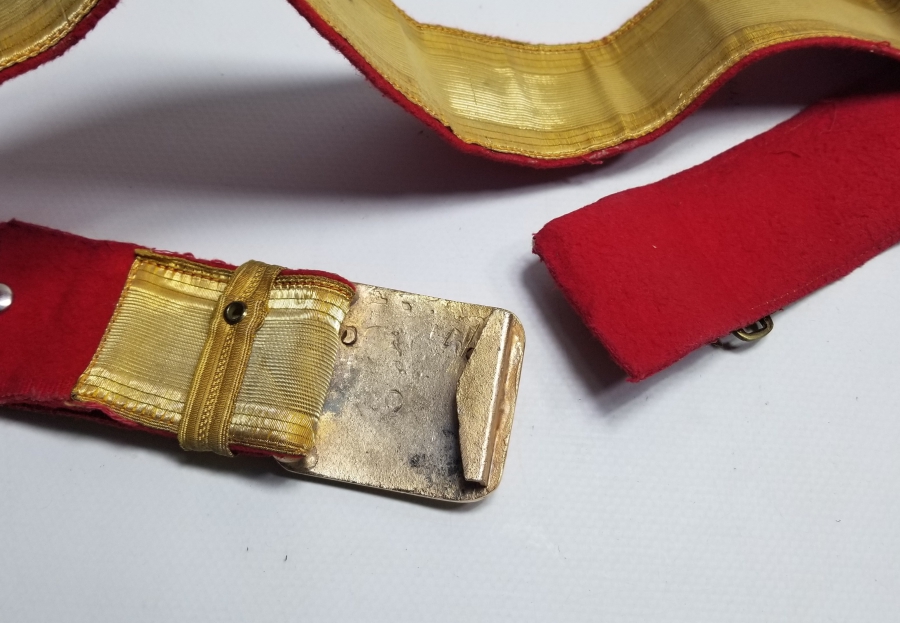 TAM TAKIM ANTİKA SUBAY KEMERİ