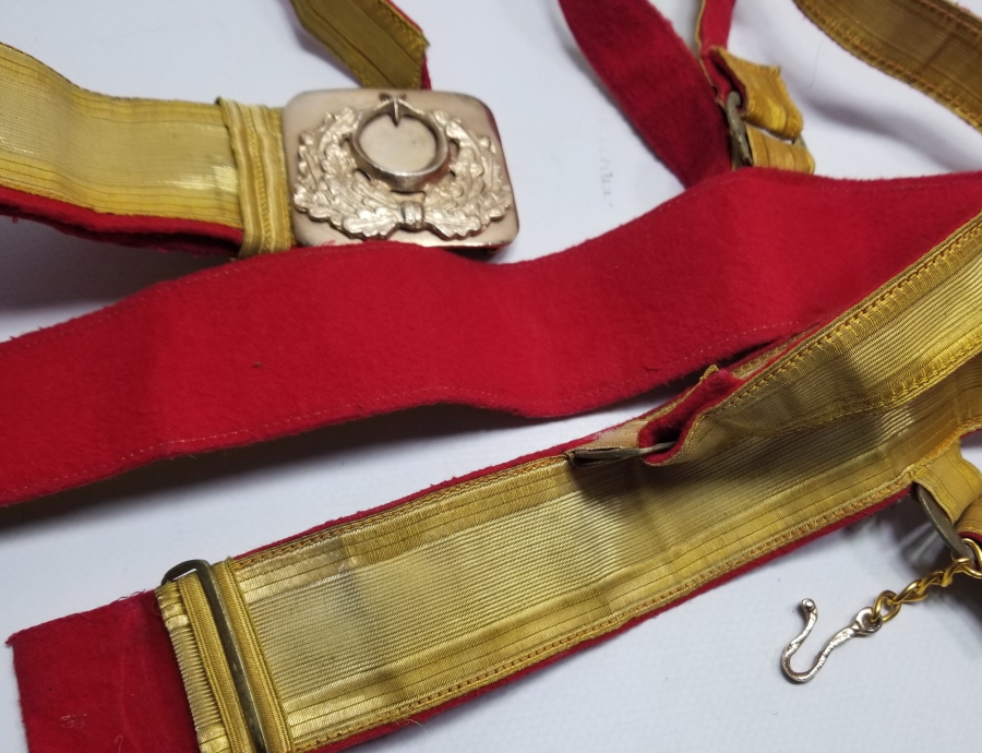 TAM TAKIM ANTİKA SUBAY KEMERİ