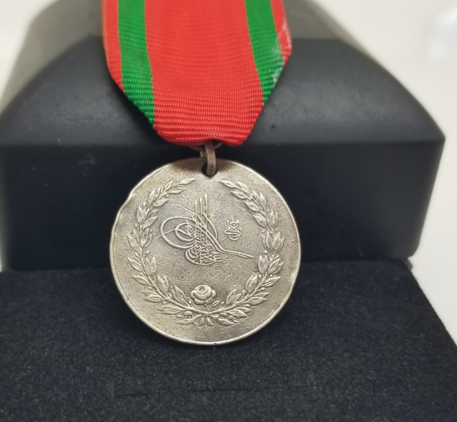 OSMANLI DÖNEMİ GÜMÜŞ YUNAN HARBİ MADALYASI