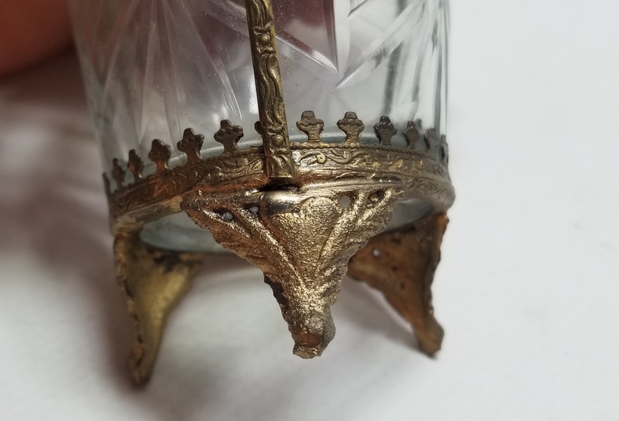 KRİSTAL CAMLI OSMANLI DÖNEMİ NADİR TİPTE GUBAR-I ŞERİF KUTUSU