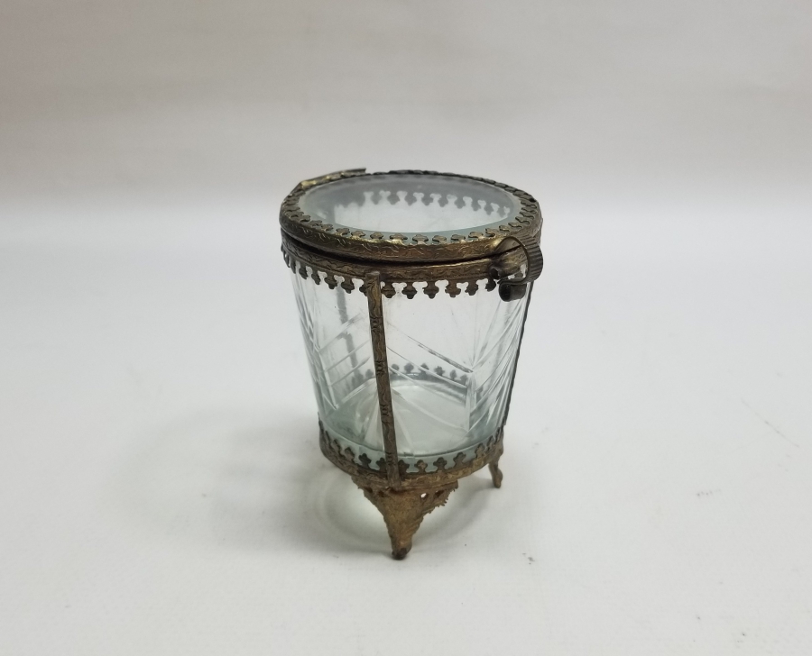 KRİSTAL CAMLI OSMANLI DÖNEMİ NADİR TİPTE GUBAR-I ŞERİF KUTUSU