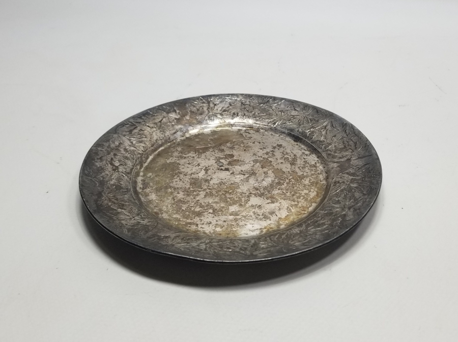 OSMANLI DÖNEMİ MEŞHUR DECUGIS MAĞAZASI DAMGALI İKRAMLIK TABAK