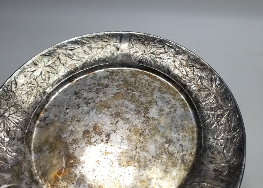 OSMANLI DÖNEMİ MEŞHUR DECUGIS MAĞAZASI DAMGALI İKRAMLIK TABAK