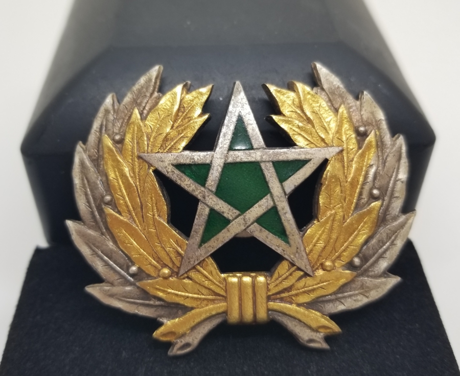 ÜZERİ MİNE İŞÇİLİKLİ NADİR GÜMÜŞ KAPLAMA ROZET