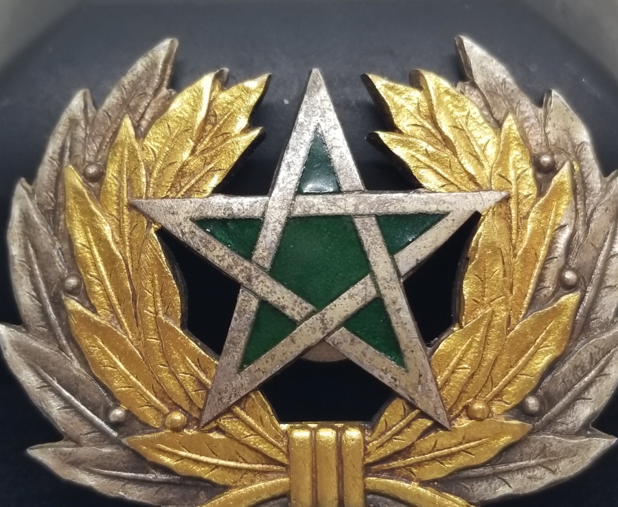 ÜZERİ MİNE İŞÇİLİKLİ NADİR GÜMÜŞ KAPLAMA ROZET