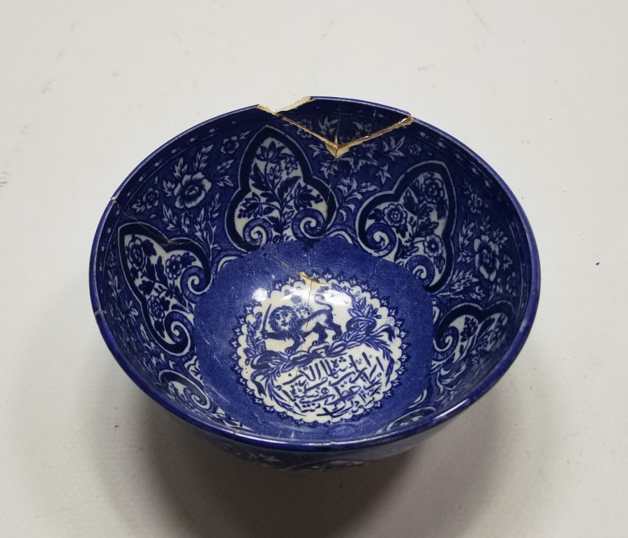 OSMANLI'NIN İRAN PAZARI İÇİN YAPTIĞI ŞAHLIK DÖNEMİ ÇOK NADİR PORSELEN ÇORBA KASESİ