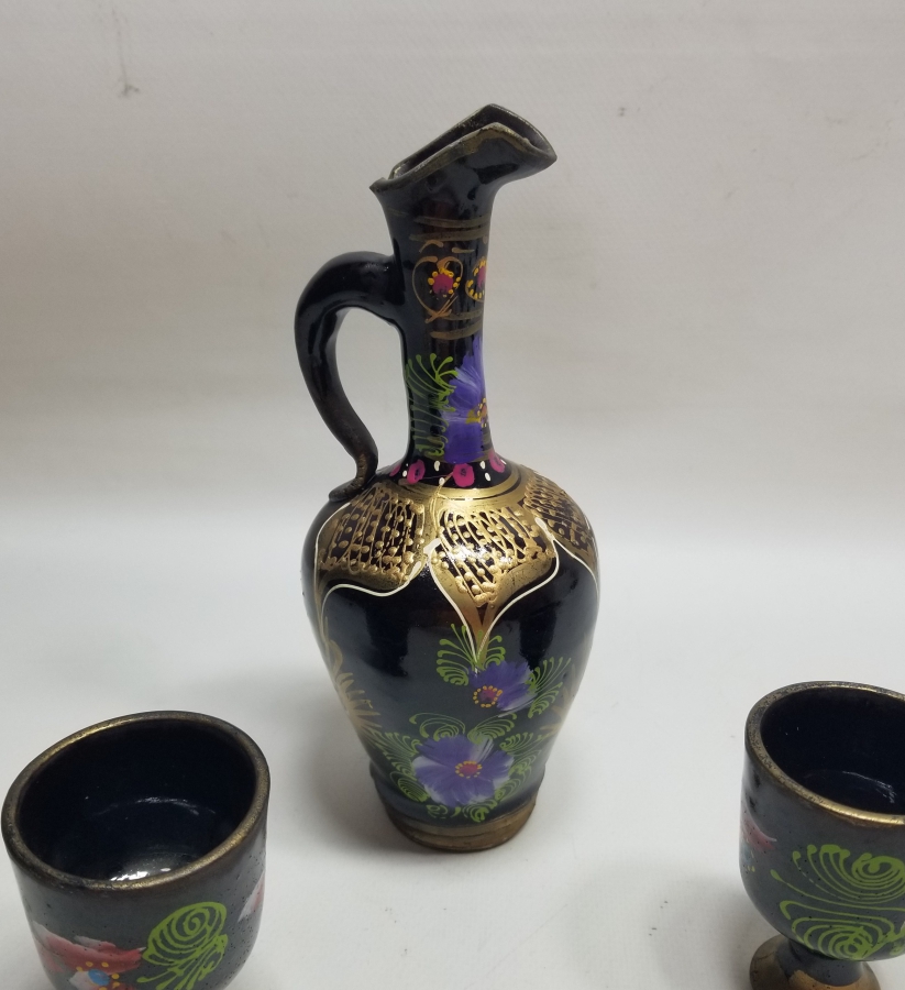 EL BOYAMA ANTİKA LİKÖR TAKIMI