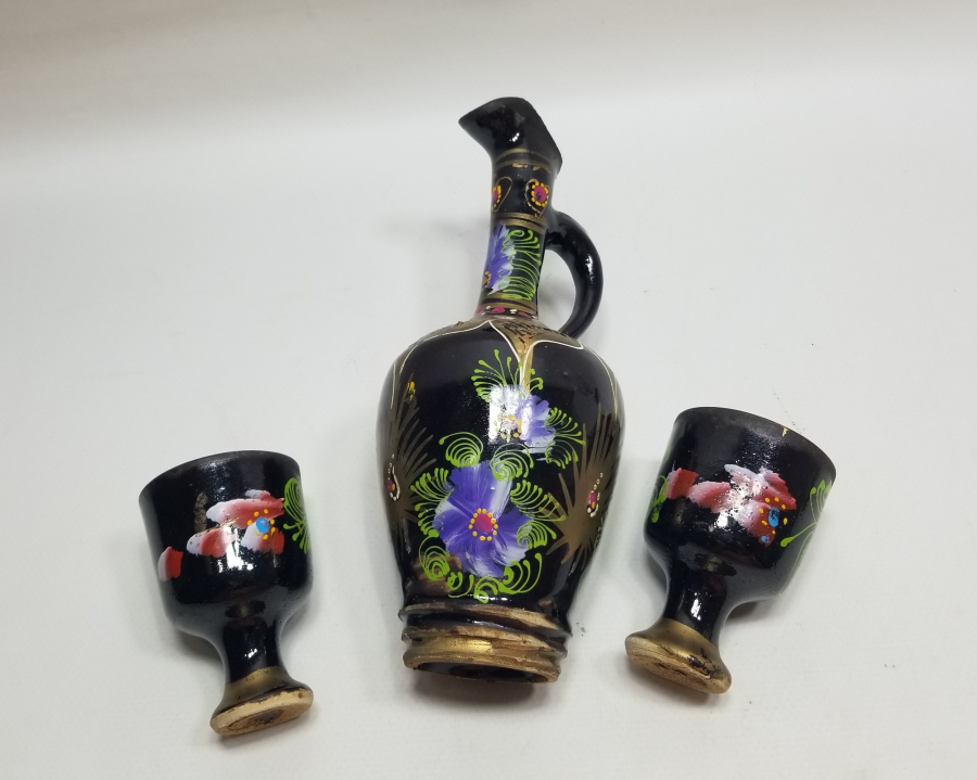 EL BOYAMA ANTİKA LİKÖR TAKIMI