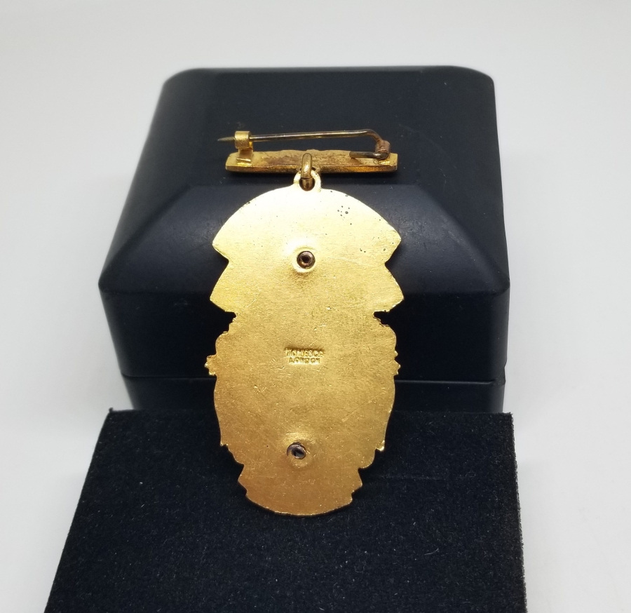 ANTİKA MİNELİ MASONİK ROZET