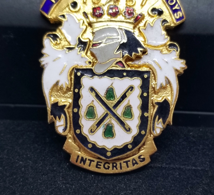 ANTİKA MİNELİ MASONİK ROZET