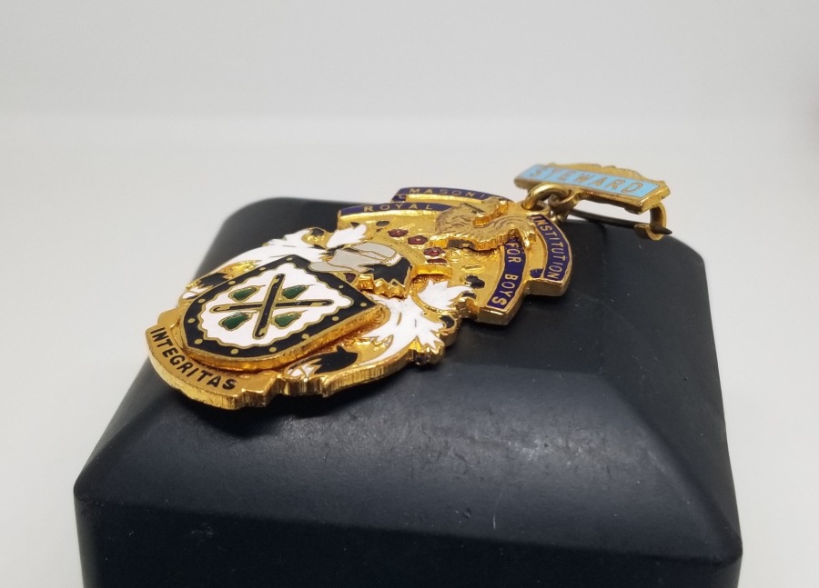 ANTİKA MİNELİ MASONİK ROZET