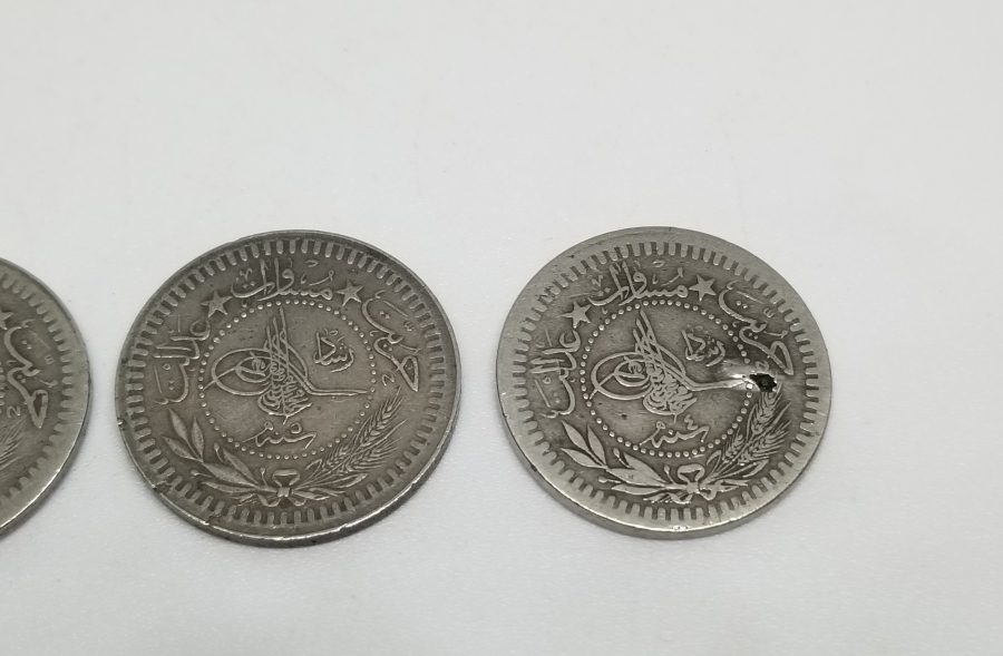3 ADET MEHMET REŞAD HAN DÖNEMİ NİKEL 40 PARA