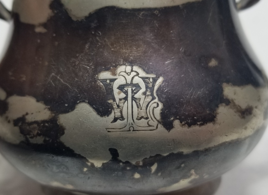 GÜMÜŞ KAPLAMA ANTİKA CHRISTOFLE KAPAKLI ŞEKERLİK