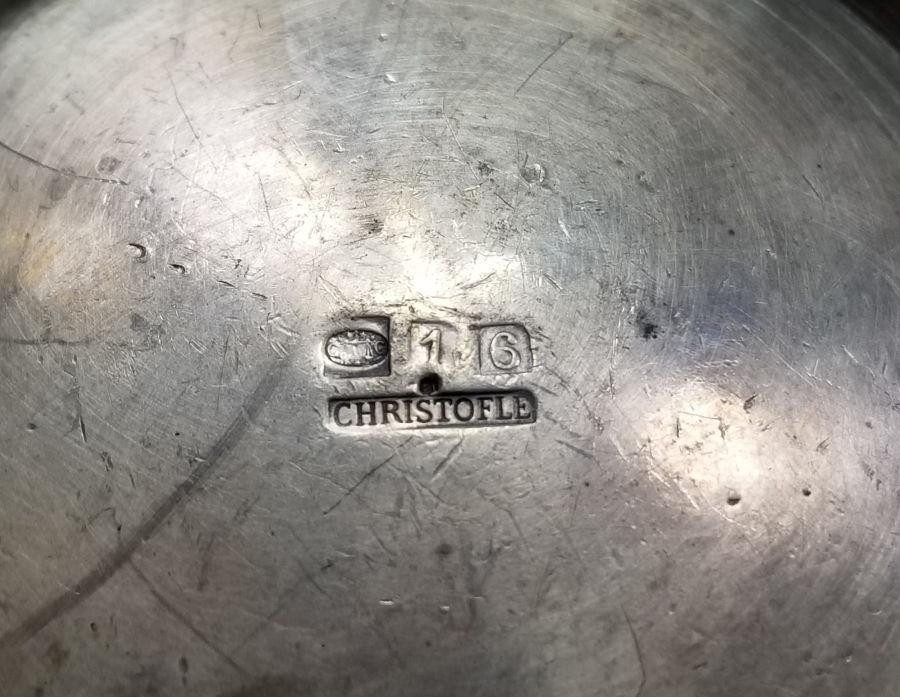 GÜMÜŞ KAPLAMA ANTİKA CHRISTOFLE KAPAKLI ŞEKERLİK