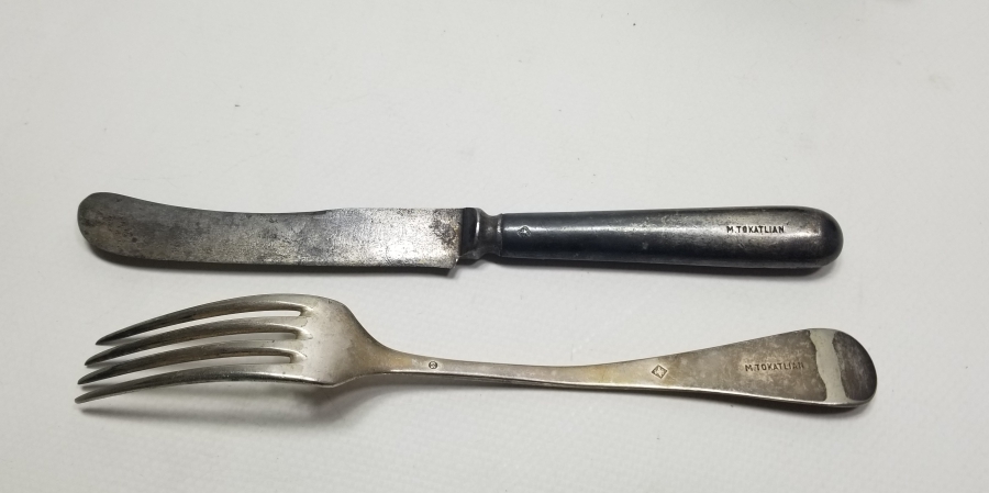 OSMANLI DÖNEMİ TOKATLIAN OTELİ'NE AİT ÇATAL - BIÇAK