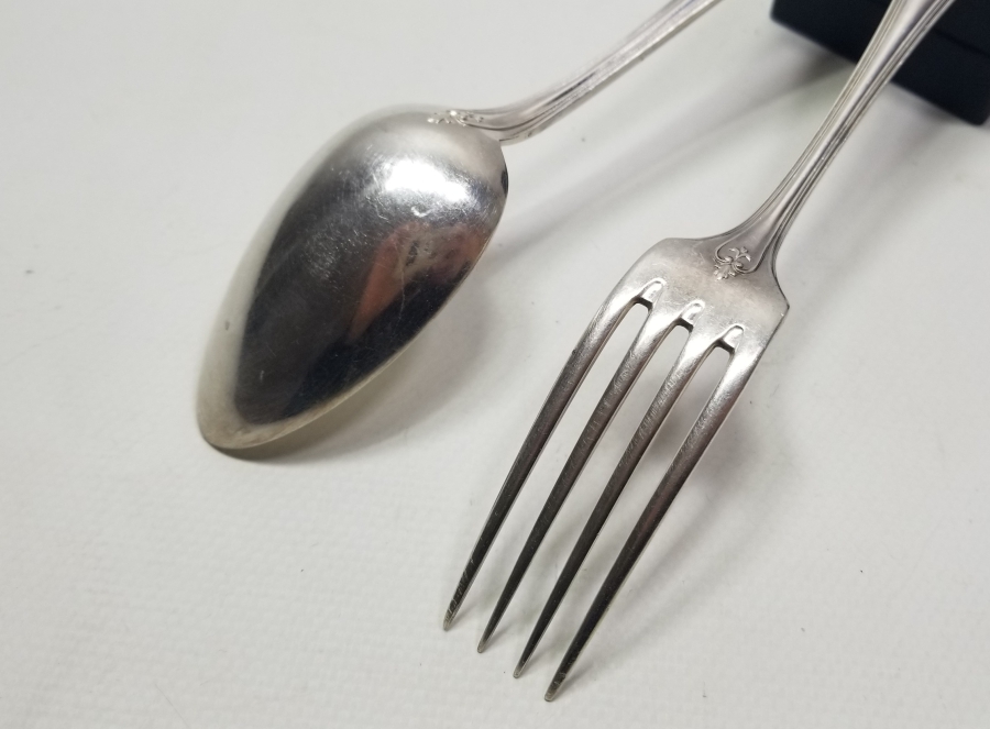 GÜMÜŞ KAPLAMA ANTİKA CHRISTOFLE ÇATAL - KAŞIK