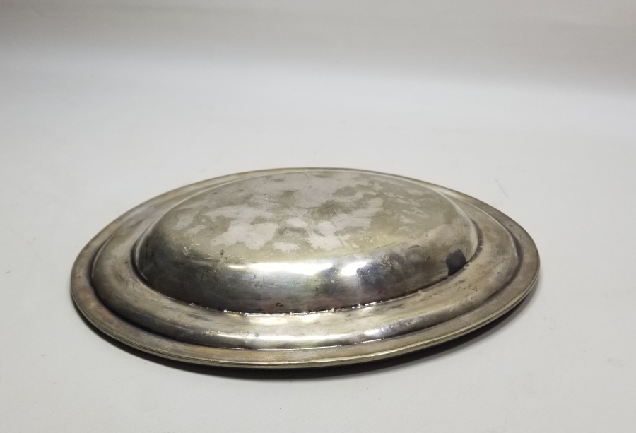 GÜMÜŞ KAPLAMA BÜYÜK BOY OSMANLI DÖNEMİ PERA PALAS SERVİS TABAĞI