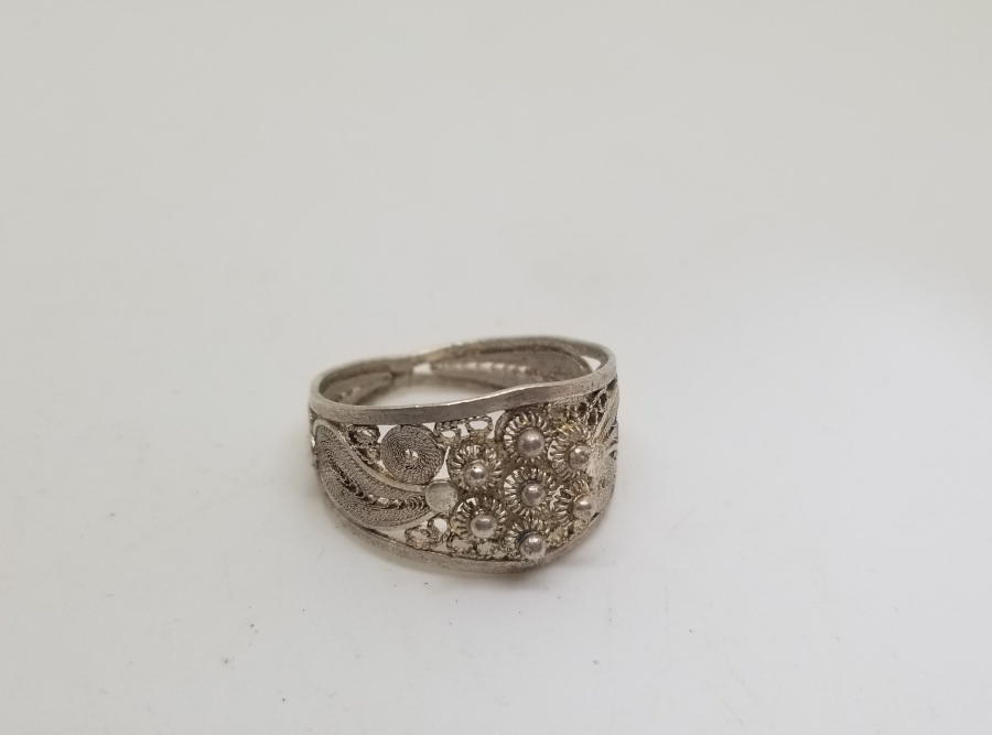 TELKARİ VE GÜHERZE İŞÇİLİKLİ OSMANLI DÖNEMİ GÜMÜŞ YÜZÜK